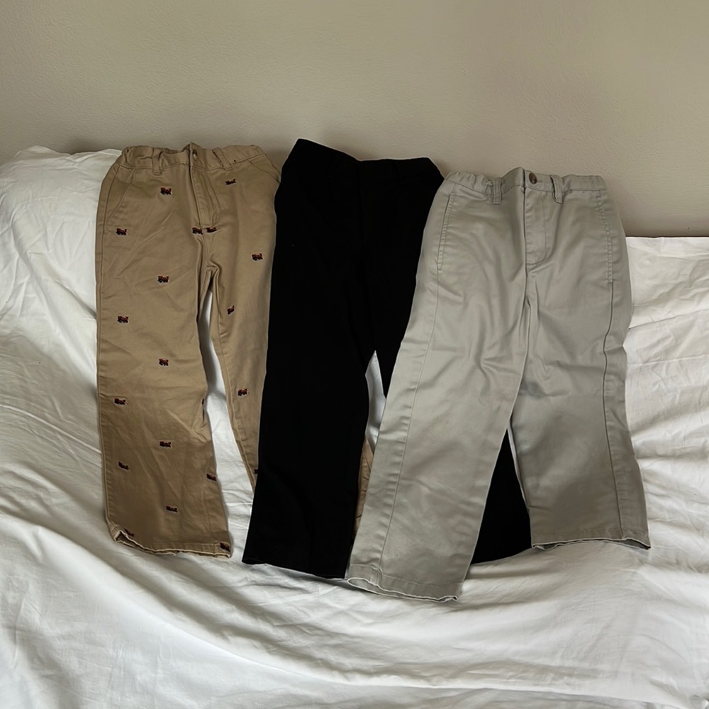 EUC 3 Pairs of Boys Slacks/Pants